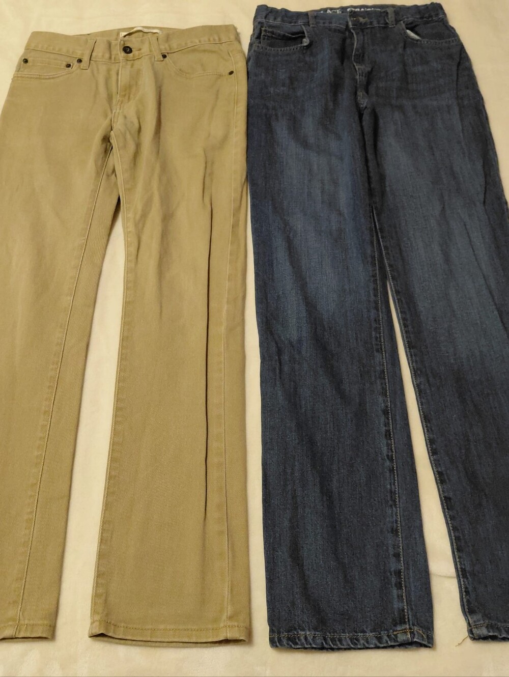 Levi's 510 Khaki Pants + Place Straight Leg Jeans Bundle Size 18